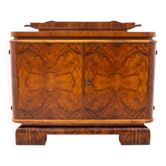 Interesting Art Deco chest of drawers, Poland, circa 1930.