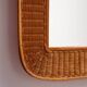 Miroir en rotin fait main