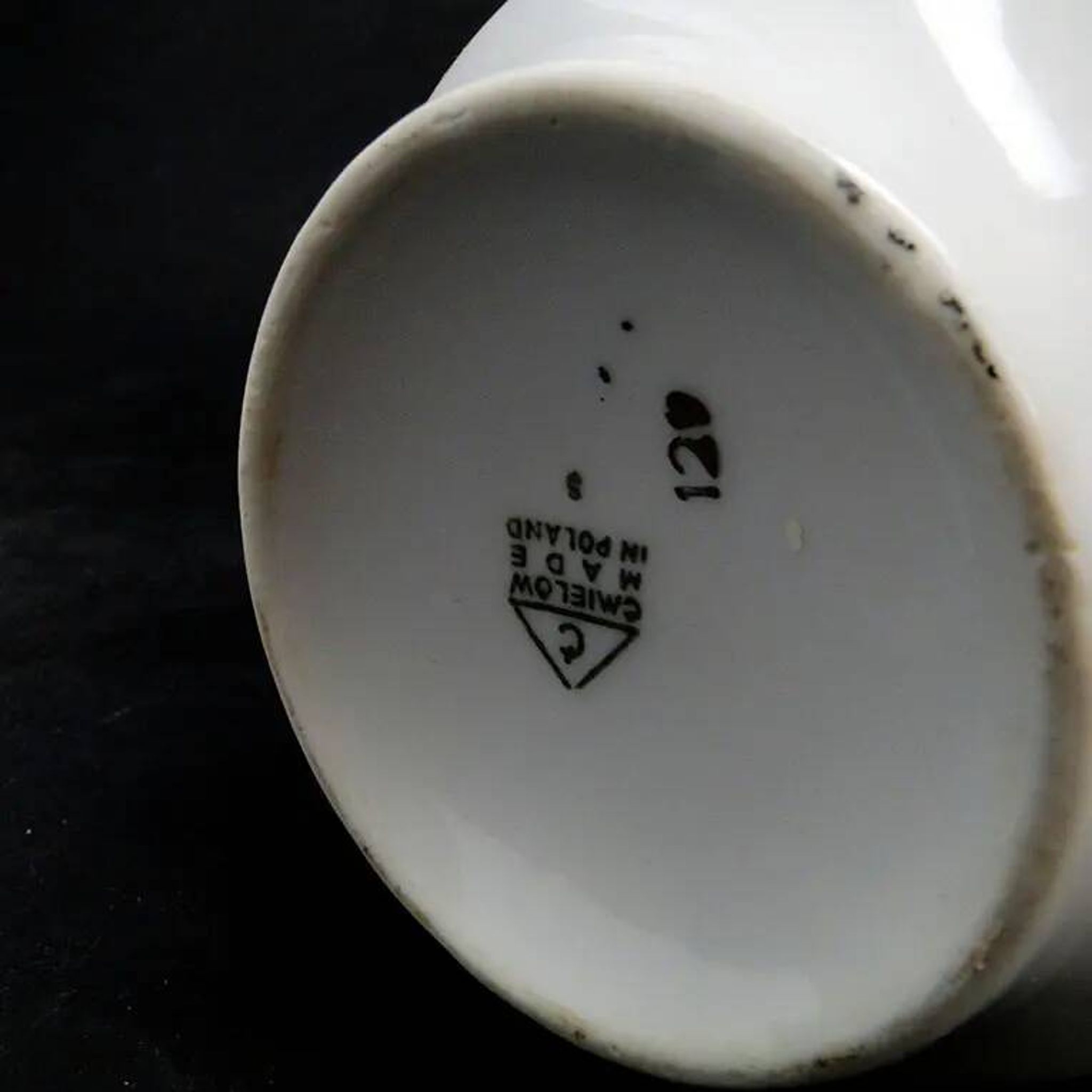 Vase postmoderniste du milieu du siècle, porcelaine, Ćmielów, Pologne, années 1970