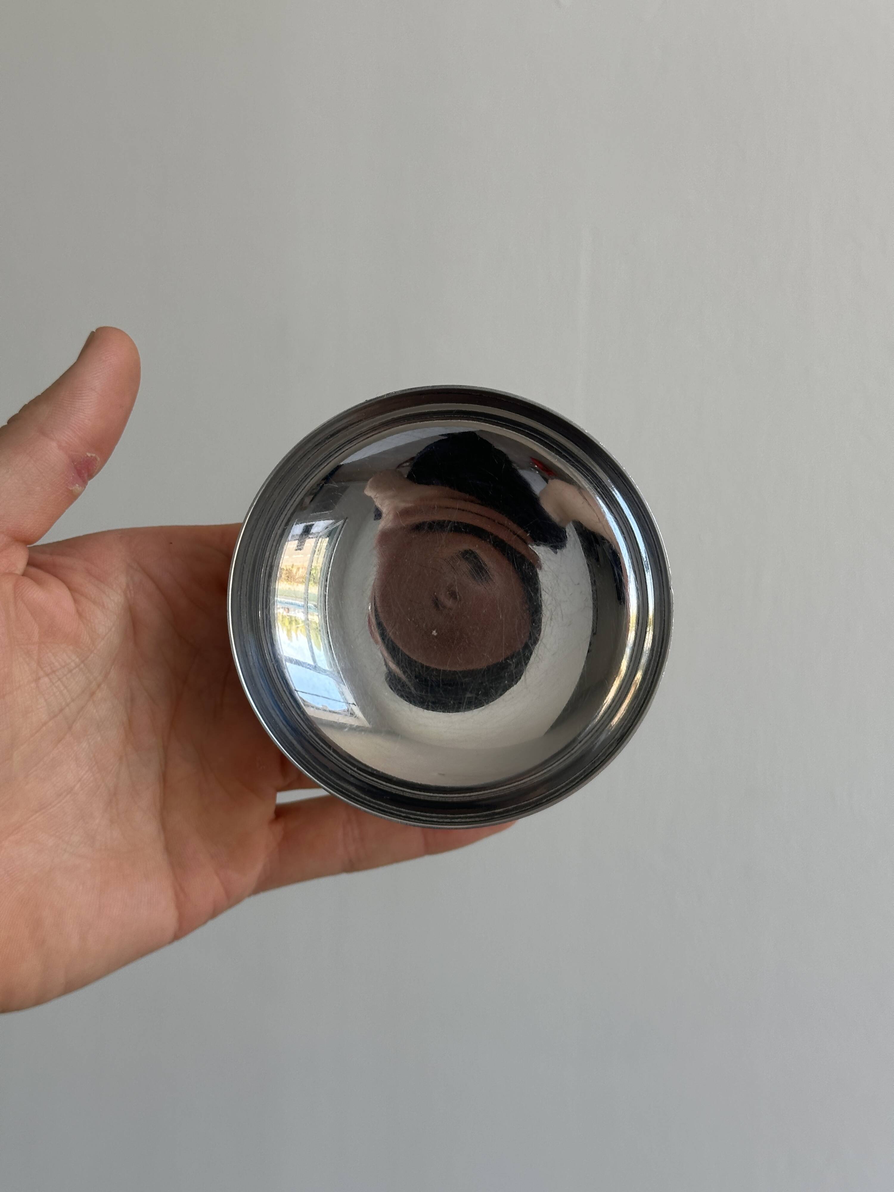 6 stainless steel cups