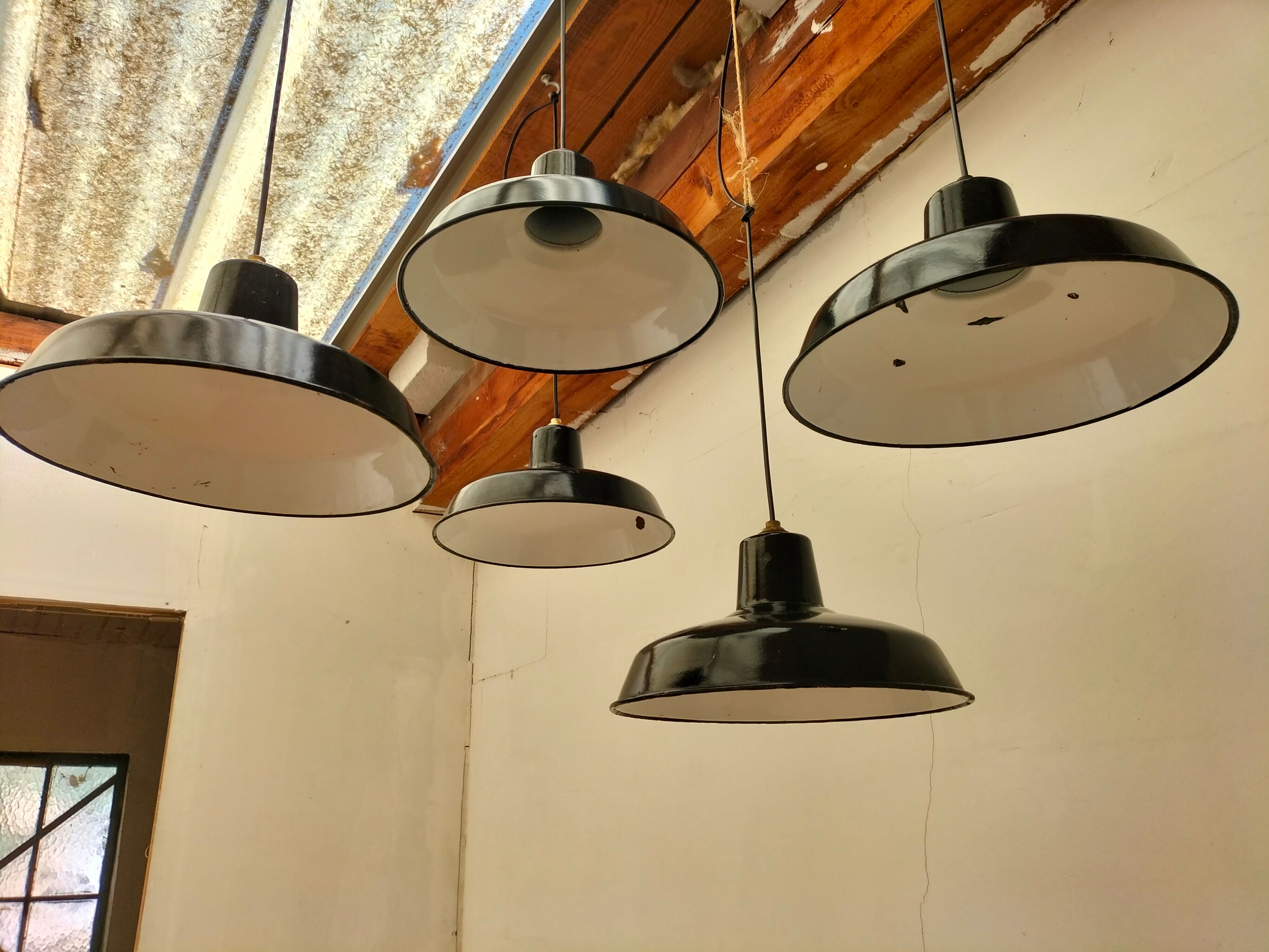 Set of 5 hanging lamps