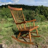 Wooden rocking-chair