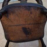 Chaise à Bascule Windsor Antique du 19ème Siècle