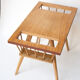 Vintage table, wooden table feet compass, side table, coffee table, lounge magazine table, retro, wooden table, table, 70's