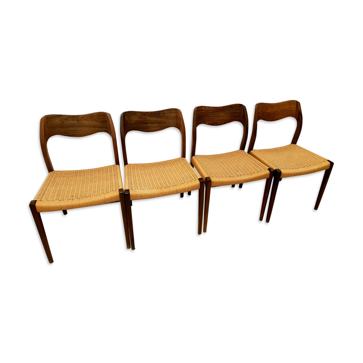 4 chairs rosewood