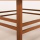 Scandinavian mid century square teak coffee table, Denmark 1970s