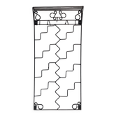 Vintage hand welded one of a kind structural steel coat rack