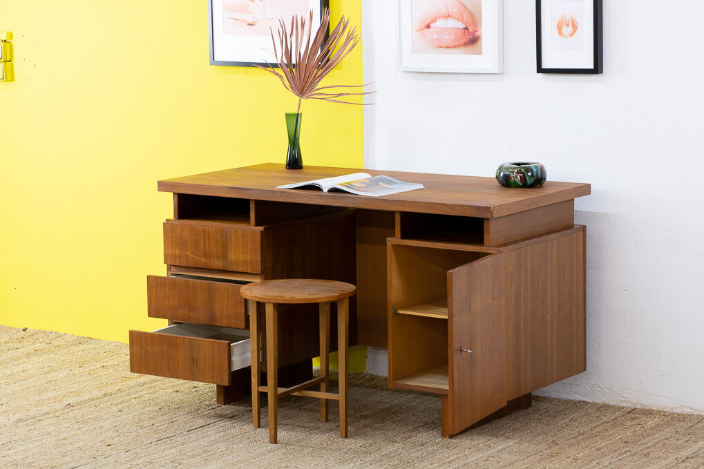 Vintage Scandinavian desk – 135 cm