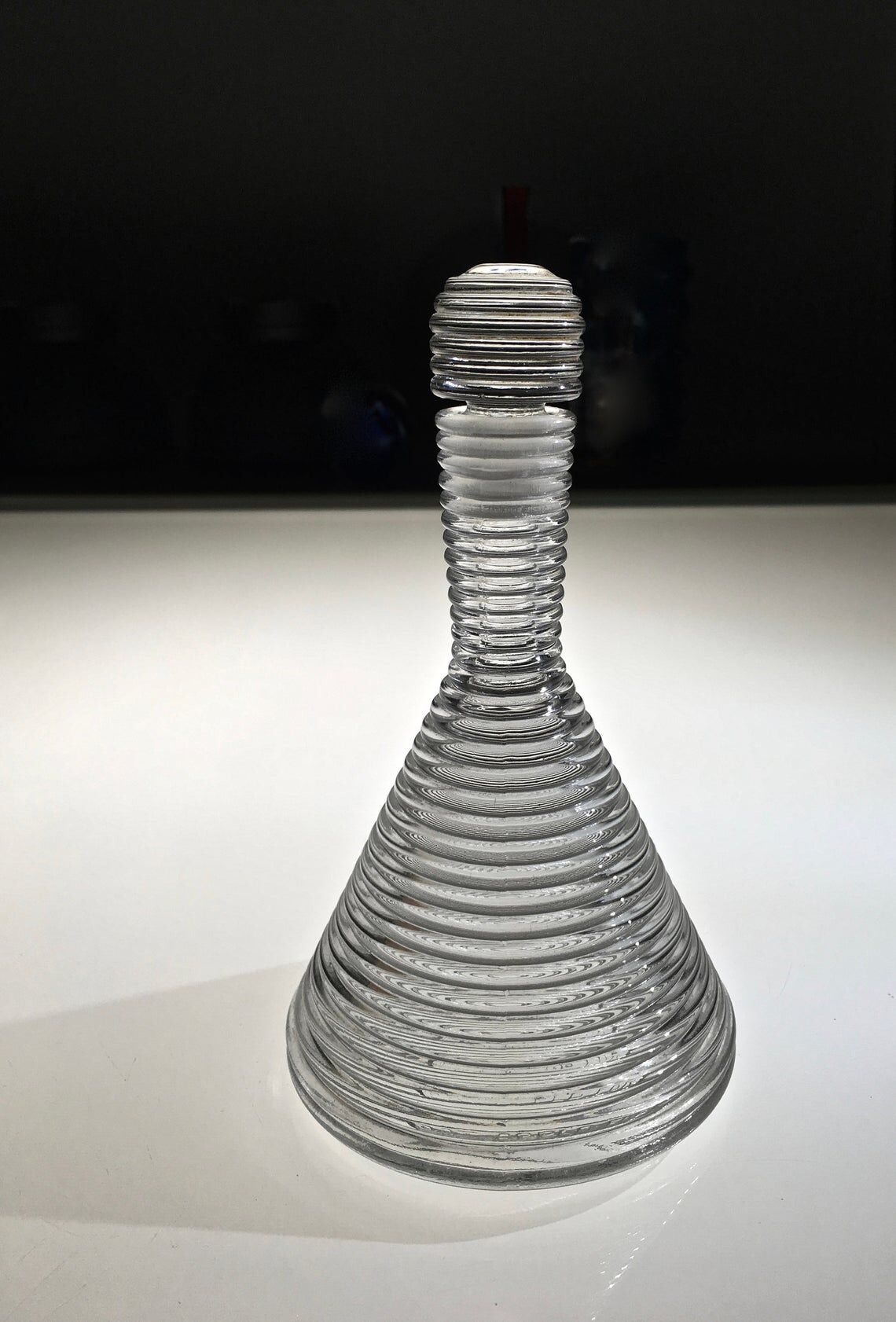 Glass carafe depression circa 1935