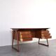 Mid-Century Danish Teak Executive Desk by Svend Åge Madsen for H.P. Hansen,