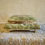 Onyx catchall box from the 1960s, vintage Italy.