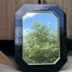 Vintage octagonal mirror