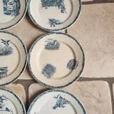 Set of 6 pexonne plates