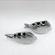 Pair of “Fish” vases / Cast aluminum – 1980s