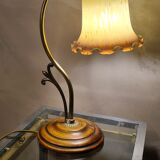 Brass tulip lamp