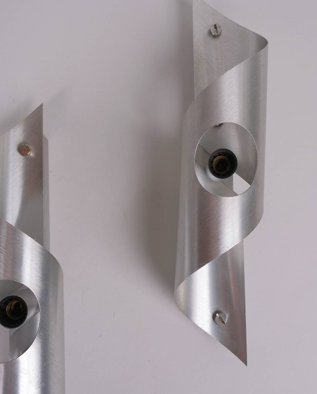 Space age wall lights