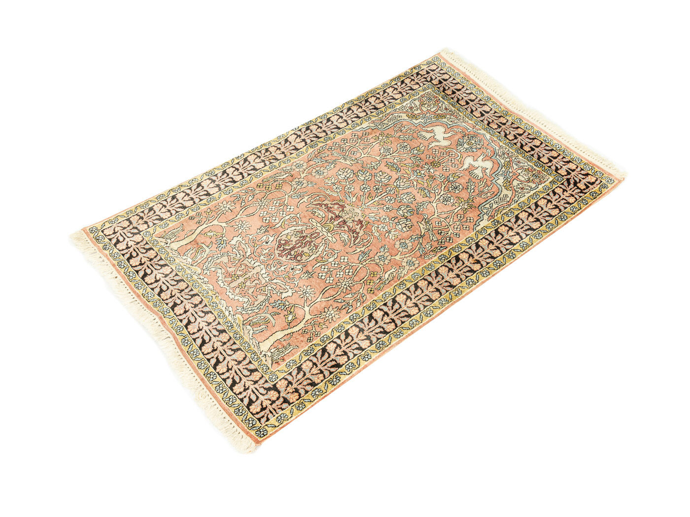 1960s cashmere carpet, 95 x 170