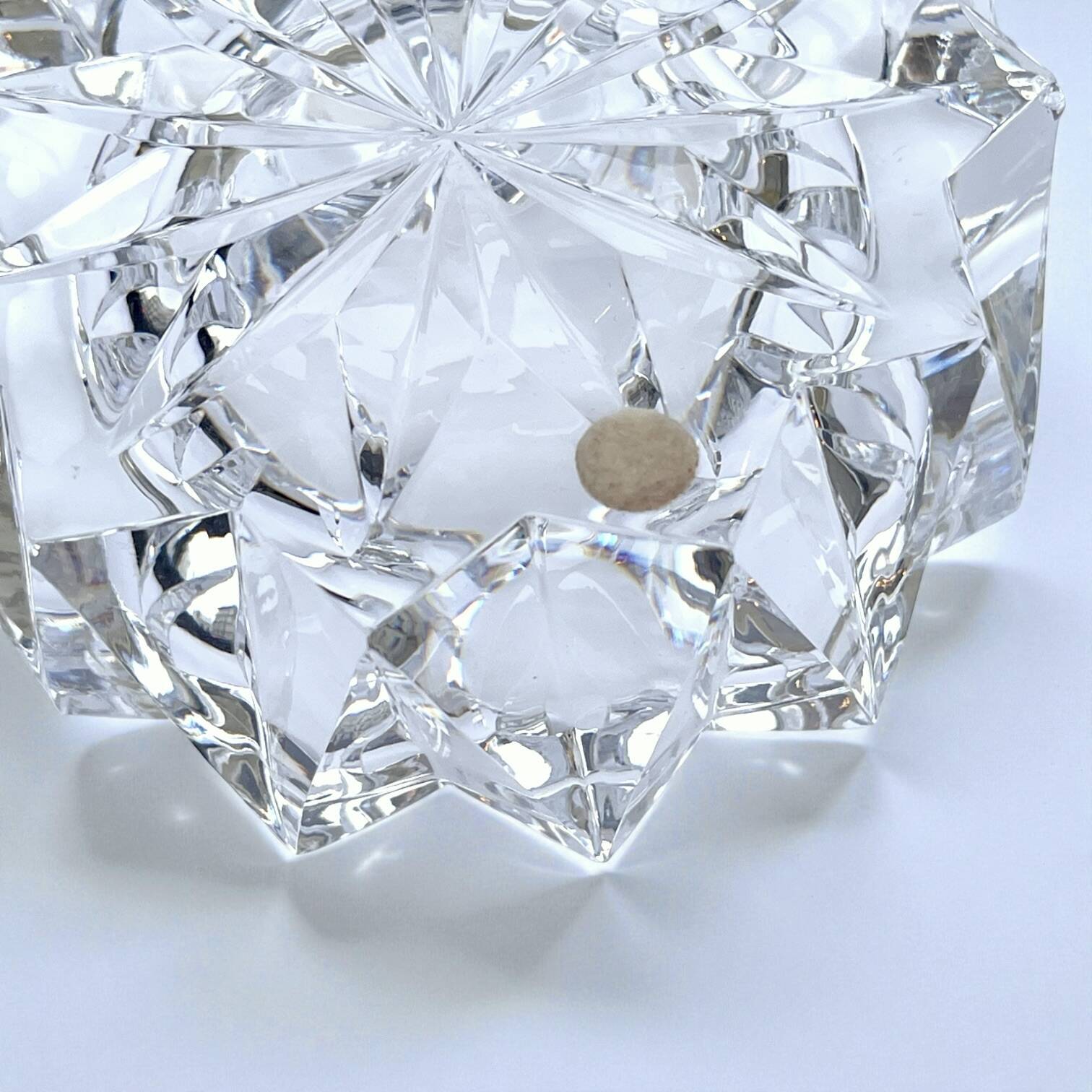 Cendrier en cristal de Sèvres, Années 70