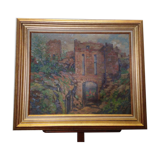 Oil on canvas signed