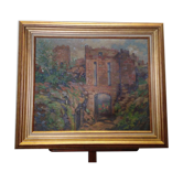 Oil on canvas signed