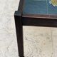 Vintage Coffee Table Ceramic and Solid Wood