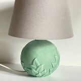 Lampe en plâtre par Sampa Helios, France années 90