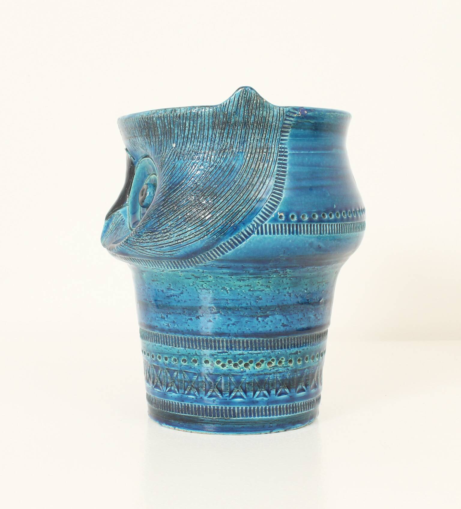 Ceramic owl by Aldo Londi for Bitossi, Italy, 1960s