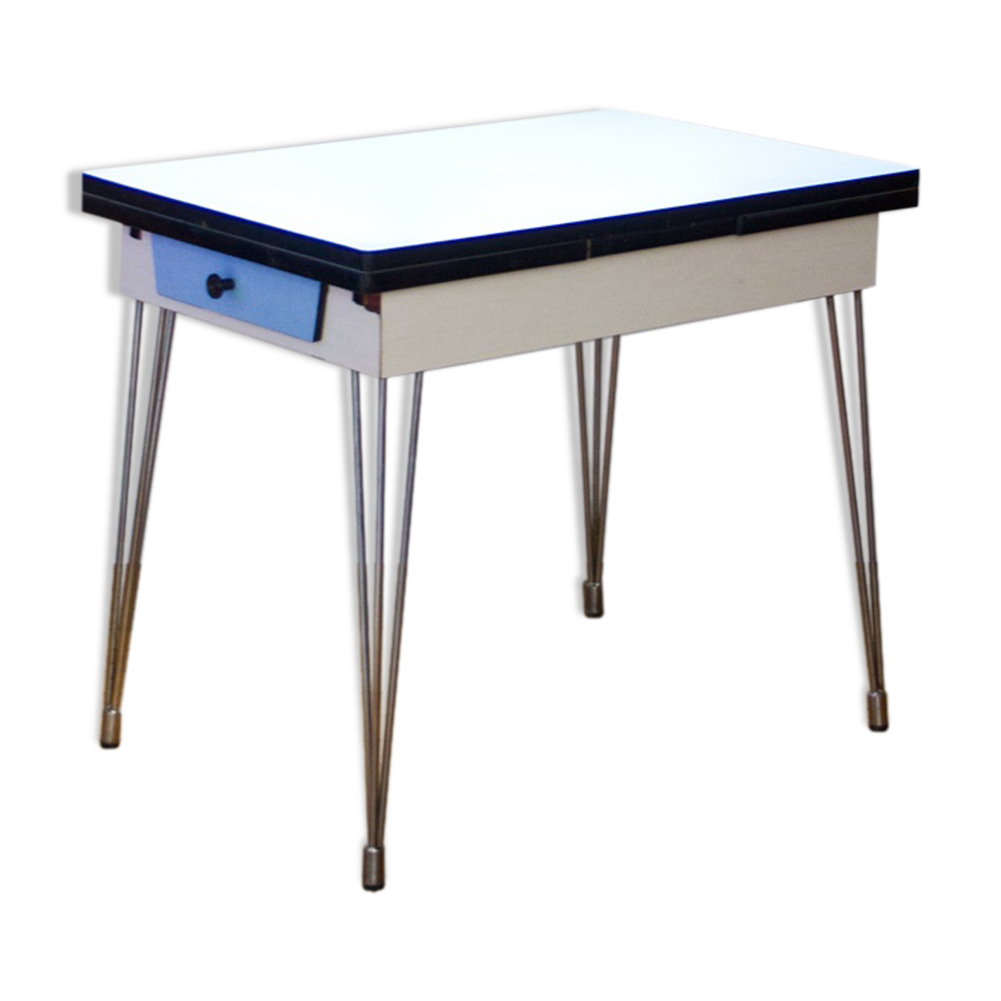 Table formica extensible pieds eiffel
