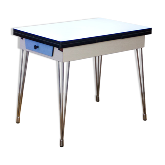 Table formica extensible pieds eiffel