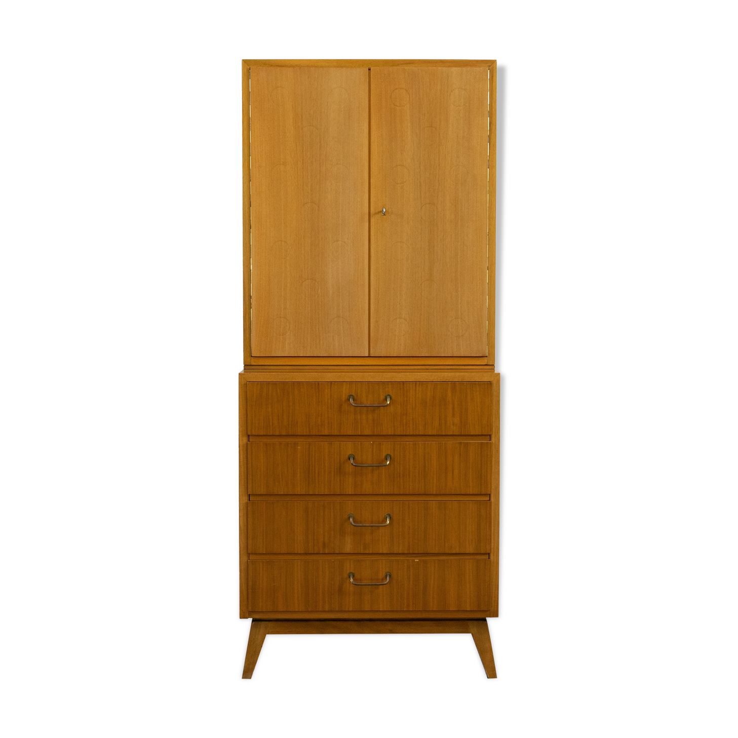 Vintage mid century bar cabinet by ernst behr, germany 1950s