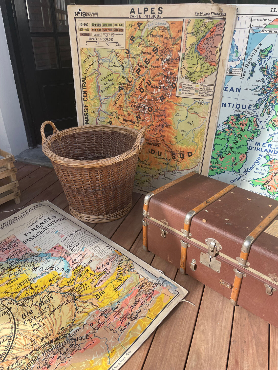 Map Pyrenees Aquitaine Basin