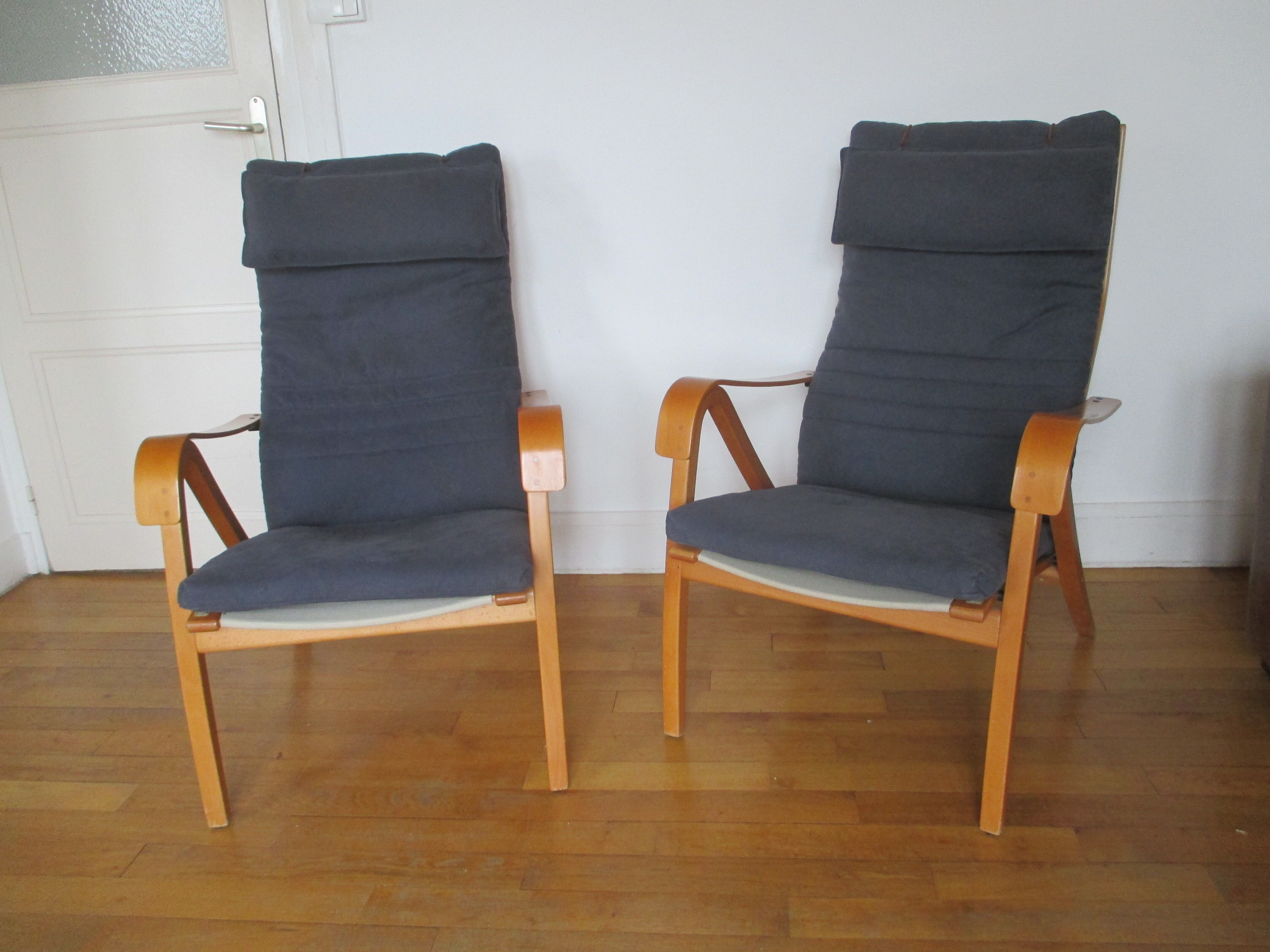 Paire de fauteuils Rimbo Ikéa vintage  Simo Heikkila