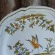Antique Moustiers flat plate