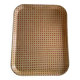 70s tray in fiberglass imitation rattan