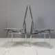 Vintage dining chairs by Giancarlo Vegni for Fasem, set of 8, 1980s