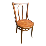 Chaise ancienne bistrot Khon n°18 bois + assise thermoformée vintage