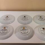 Set of 6 plates vatican