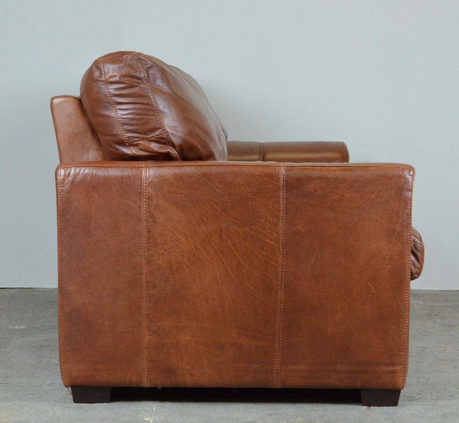 Viva de Luxe 3-seater leather sofa