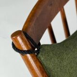 Danish teak rocking chair by Frank Reenskaug for Bramin 60s midcentury