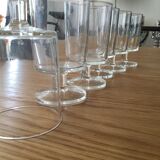 6 glasses vintage