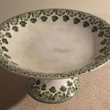 Faience fruit cup Badonviller Clover