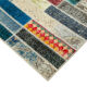 Tapis patchwork oriental contemporain 166 cm x 233 cm multicolore patchwork fait à la main