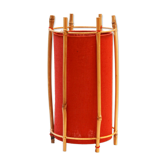 Bamboo and fabric table lamp