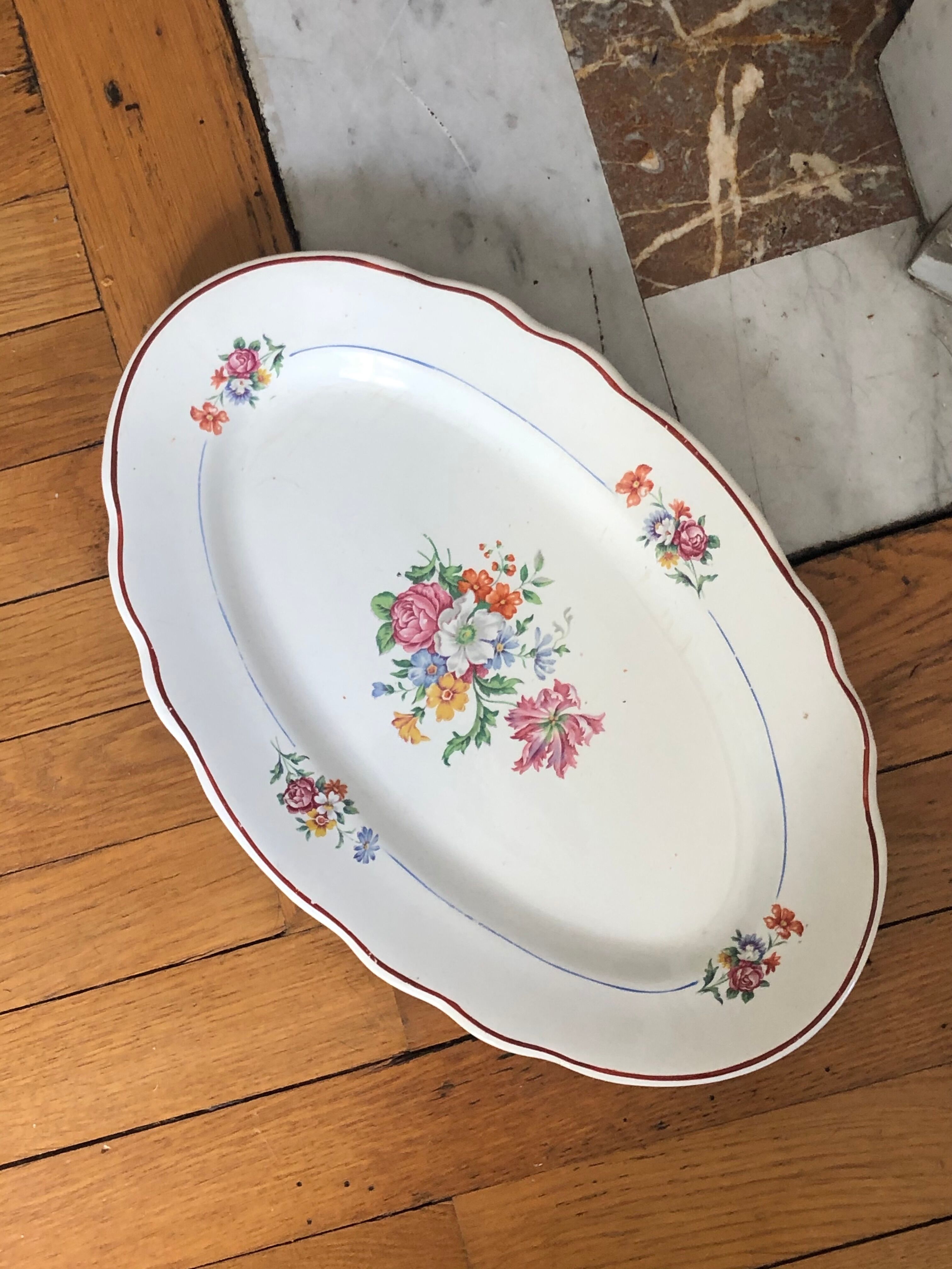 Vintage oval dish
