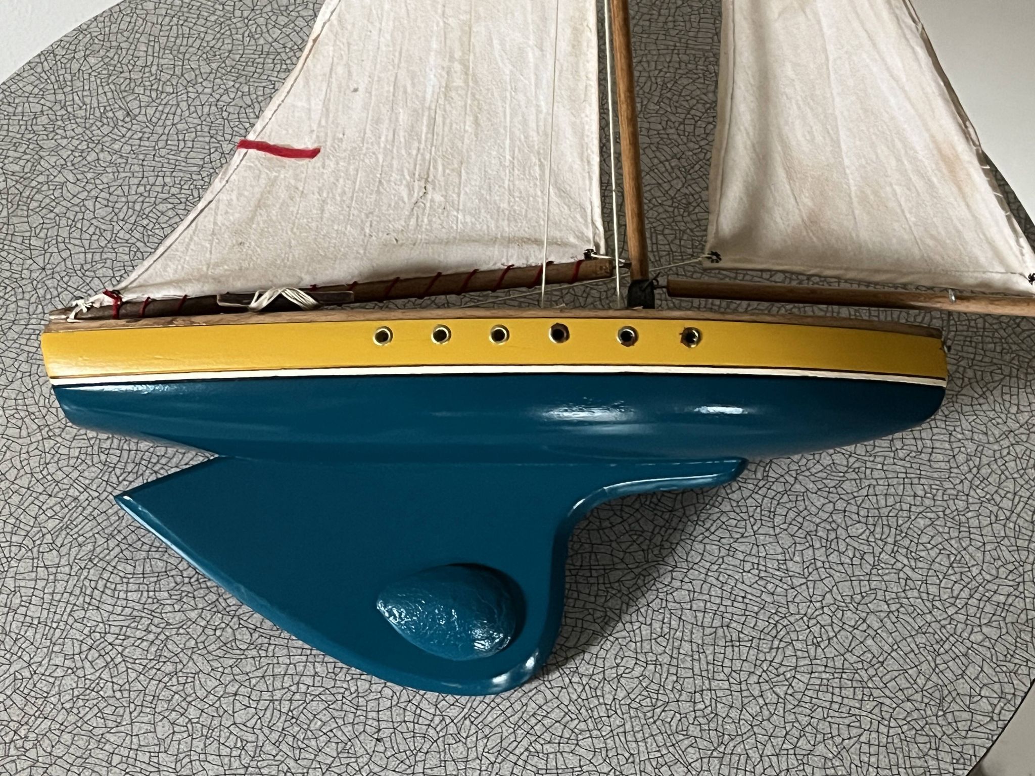 Tirot 502 basin sailboat, vintage toy
