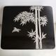 Chinese pull out tables in lase black