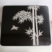 Chinese pull out tables in lase black