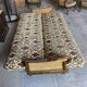 Retro sofa bed with canage