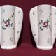 Pair of winged vases Louis DAGE cracked faience 30cm Samadet Art Deco 1930