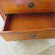 Semainier-Commode- 7 tiroirs-merisier-Style Louis Philippe-Pieds trapèze
